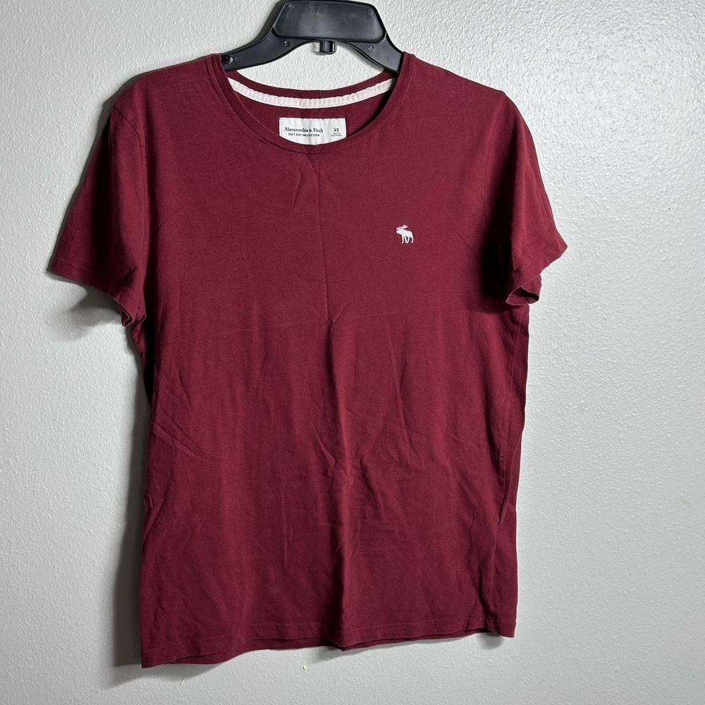 Abercrombie &‎ Fitch Men Soft A&F Collection Red T-shirt Size XS.
